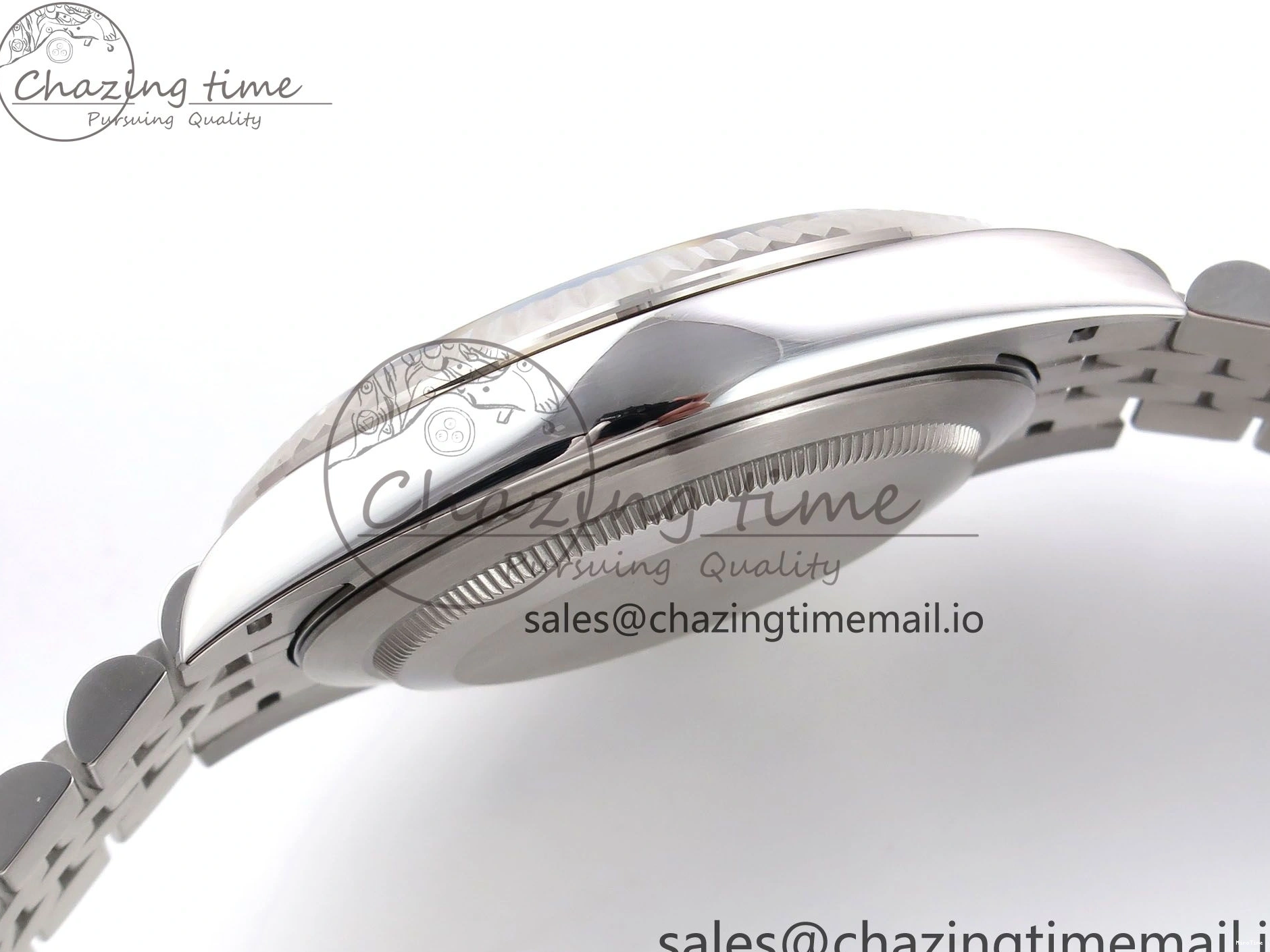 MiroTime 0406 HighPerformance DateJust 41 126334 EWEF Best Edition Black Stick Dial on Jubilee Bracelet A 1046